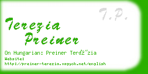 terezia preiner business card